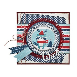 (6002/1604)Cutting embossing dies Noor - Border Angel