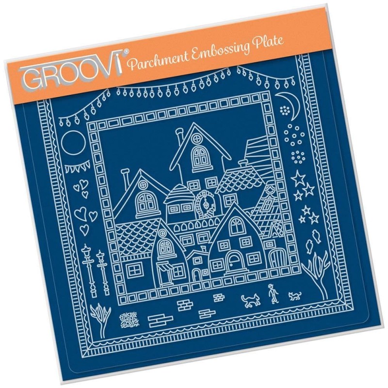 (GRO-HO-41688-03)Groovi Plate A5 BARBARA'S ABOUT TOWN
