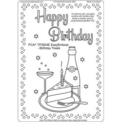 (TP3624E)PCA-UK® - EasyEmboss Birthday Treats