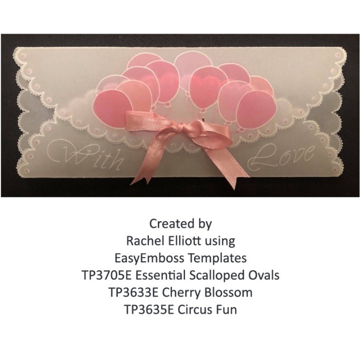 (TP3705E)PCA-UK® - EasyEmboss Essential Scalloped Oval