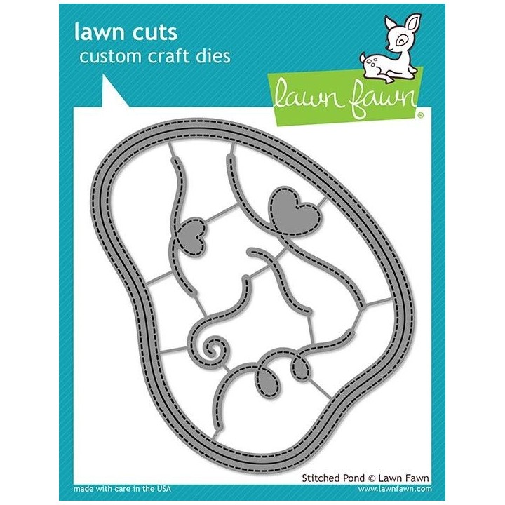 (LF2067)Lawn Fawn Stitched Pond Dies