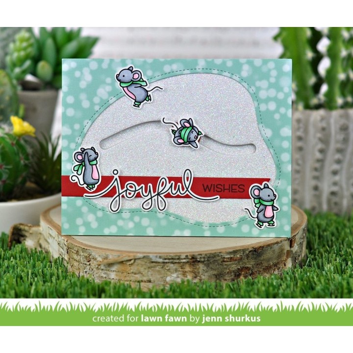 (LF2067)Lawn Fawn Stitched Pond Dies