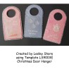 (LS9003E)PCA-UK® - EasyEmboss Christmas Door Hanger