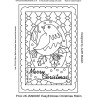 (JM9003E)PCA-UK® - EasyEmboss Christmas Robin