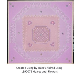 (LS9007E)PCA-UK® - EasyEmboss Hearts and Flowers