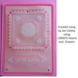 (LS9007E)PCA-UK® - EasyEmboss Hearts and Flowers