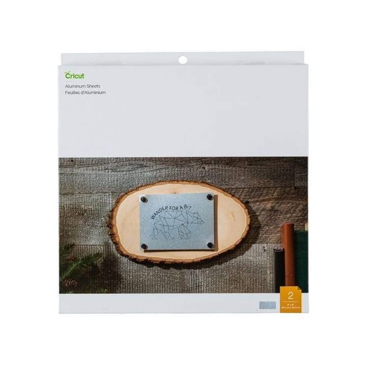 (2007459)Cricut Aluminium Sheets 8x8 Inch Silver