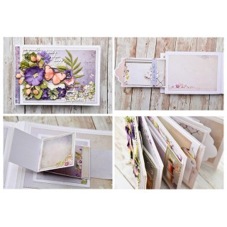 (CLCZ301)Crealies Cardzz Waterfall slider card + Pop up panel card