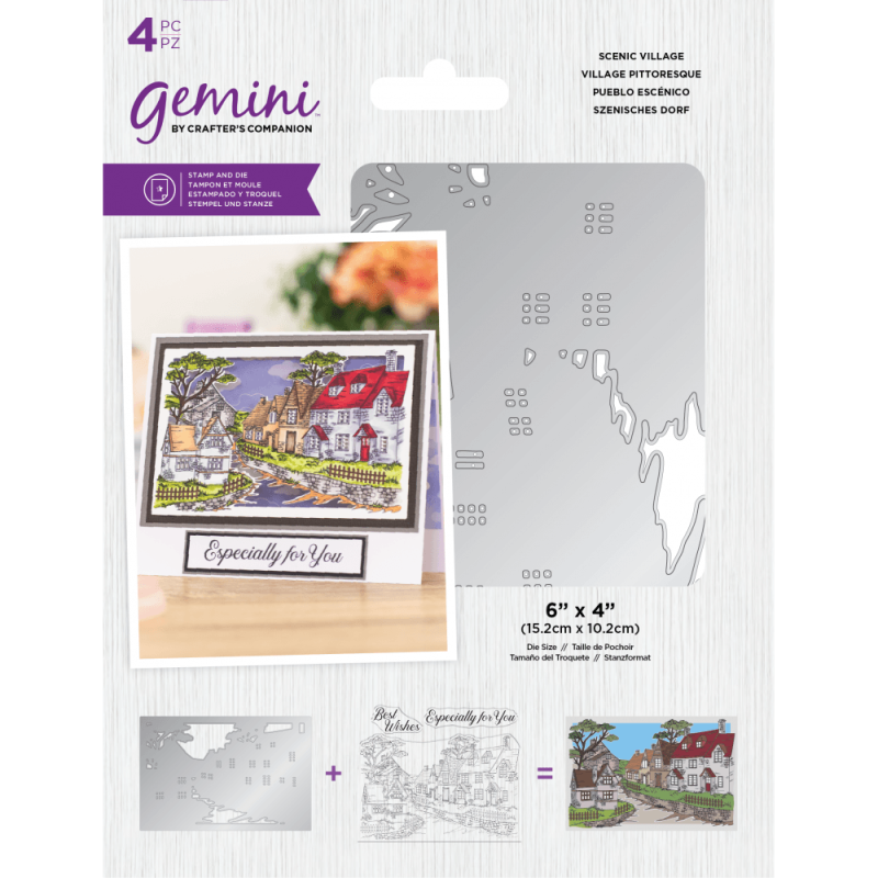 (GEM-STD-SCEV)Gemini Scenic Village Stamp & Die
