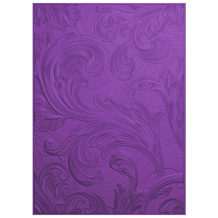(GEM-EF5-3D-VSC)Gemini Vintage Scroll 3D Embossing Folder