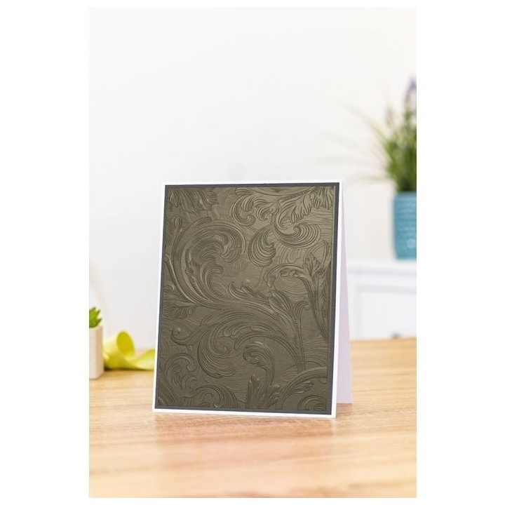 (GEM-EF5-3D-VSC)Gemini Vintage Scroll 3D Embossing Folder
