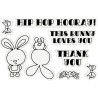 (GEM-STD-TWIRLBU)Gemini Twirling Bunny Stamp & Die