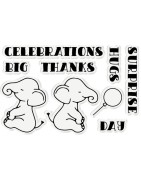 (GEM-STD-TWIRLET)Gemini Twirling Elephant Stamp & Die