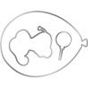 (GEM-STD-TWIRLET)Gemini Twirling Elephant Stamp & Die