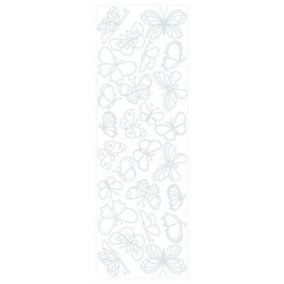 Pergamano Rub-on butterflies green