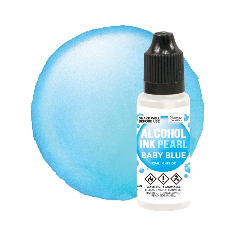 (CO727367)Tranquil / Baby Blue Pearl Alcohol Ink (12mL | 0.4fl oz)