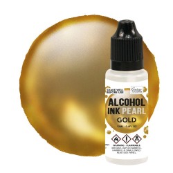 (CO727378)Gold / Gold Pearl Alcohol Ink (12mL | 0.4fl oz)