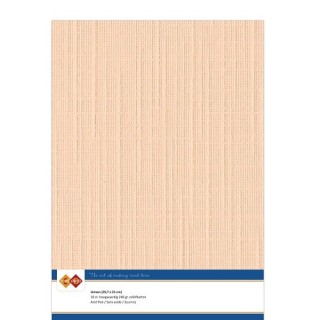 (LKK-A409)Linen Cardstock - A4 - Salmon