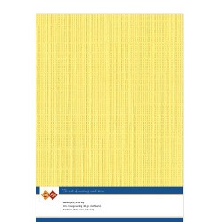 (LKK-A406)Linen Cardstock - A4 - Bright Yellow