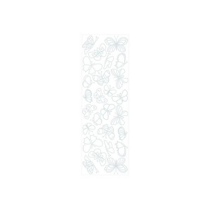 Pergamano Rub-on butterflies green