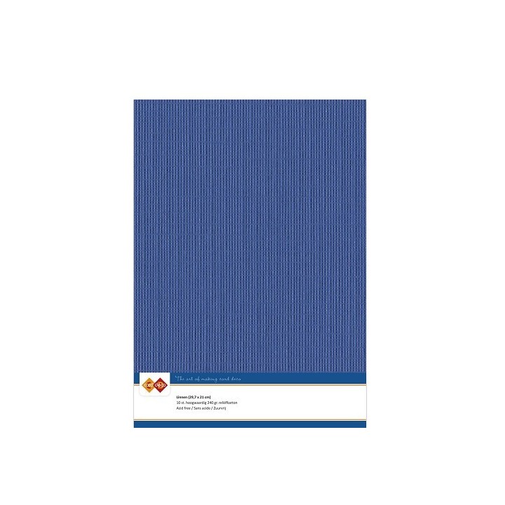 (LKK-A439)Linen Cardstock - A4 - Ultramarine