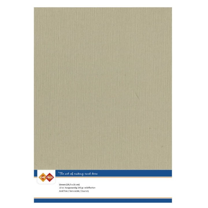 (LKK-A453)Linen Cardstock - A4 - taupe