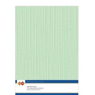 (LKK-A420)Linen Cardstock - A4 - Medium green
