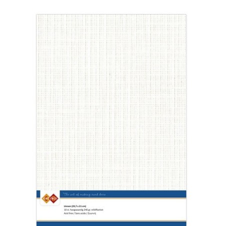 (LKK-A432)Linen Cardstock - A4 - Off-white