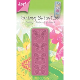 (6002/0245)Cutting & Embossing stencil butterfly