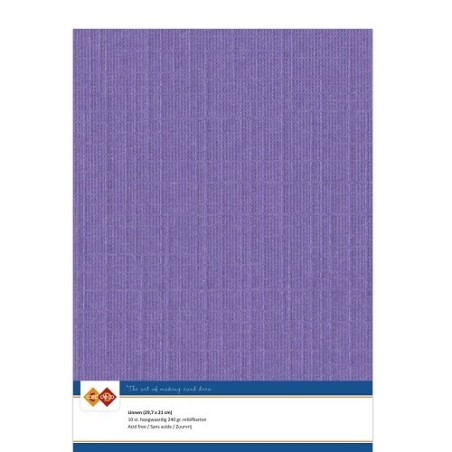 (LKK-A418)Linen Cardstock - A4 - Violet