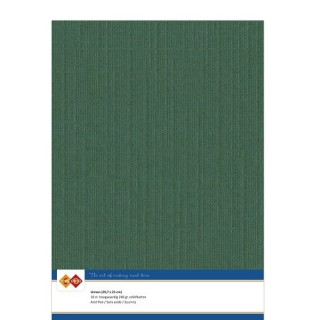 (LKK-A423)Linen Cardstock - A4 - Christmas green