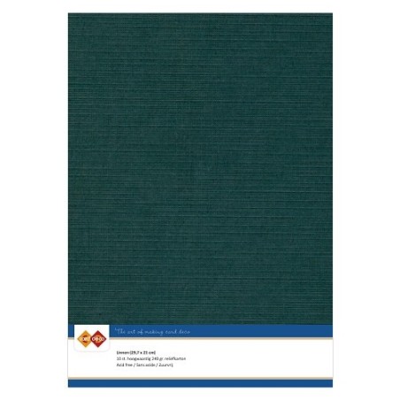 (LKK-A447)Linen Cardstock - A4 - Jade