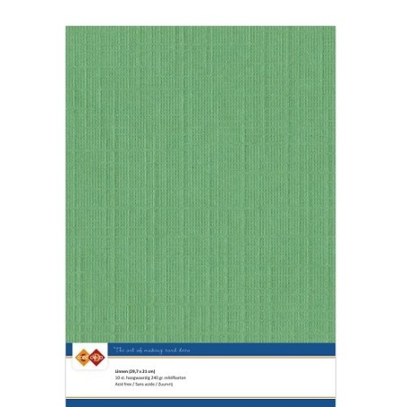 (LKK-A422)Linen Cardstock - A4 - Green
