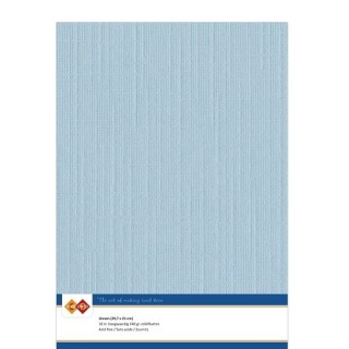 (LKK-A426)Linen Cardstock - A4 - Soft blue