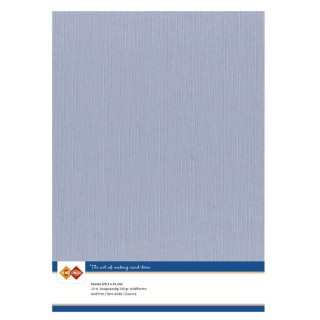 (LKK-A452)Linen Cardstock - A4 - oudblauw