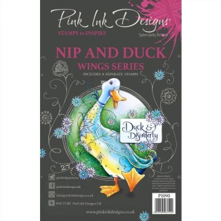 (PI090)Pink Ink Designs Clear stamp set Nip & Duck