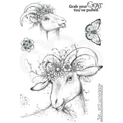 (PI091)Pink Ink Designs Clear stamp set Goatally gorgeous