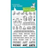 (LF2336)Lawn Fawn Crazy Antics Clear Stamps