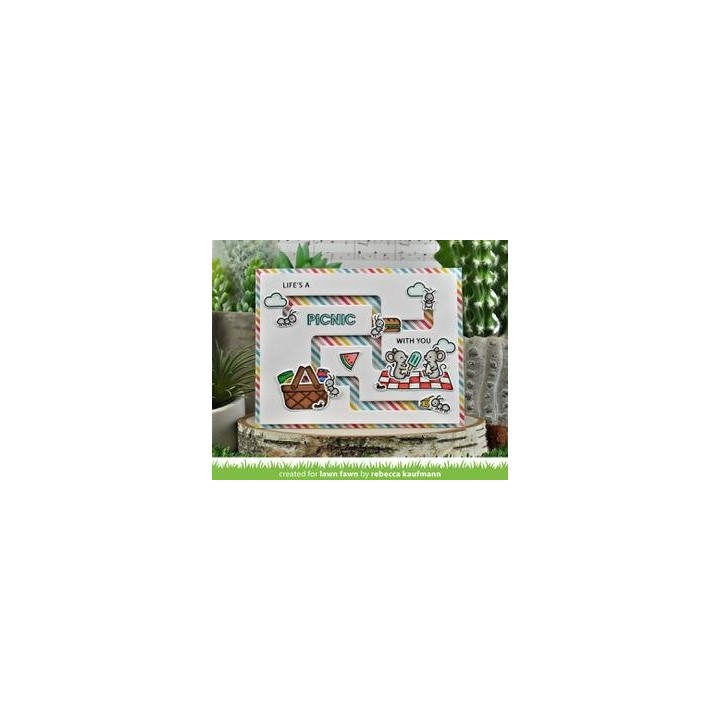 (LF2336)Lawn Fawn Crazy Antics Clear Stamps