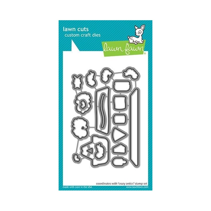 (LF2337)Lawn Fawn Crazy Antics Dies