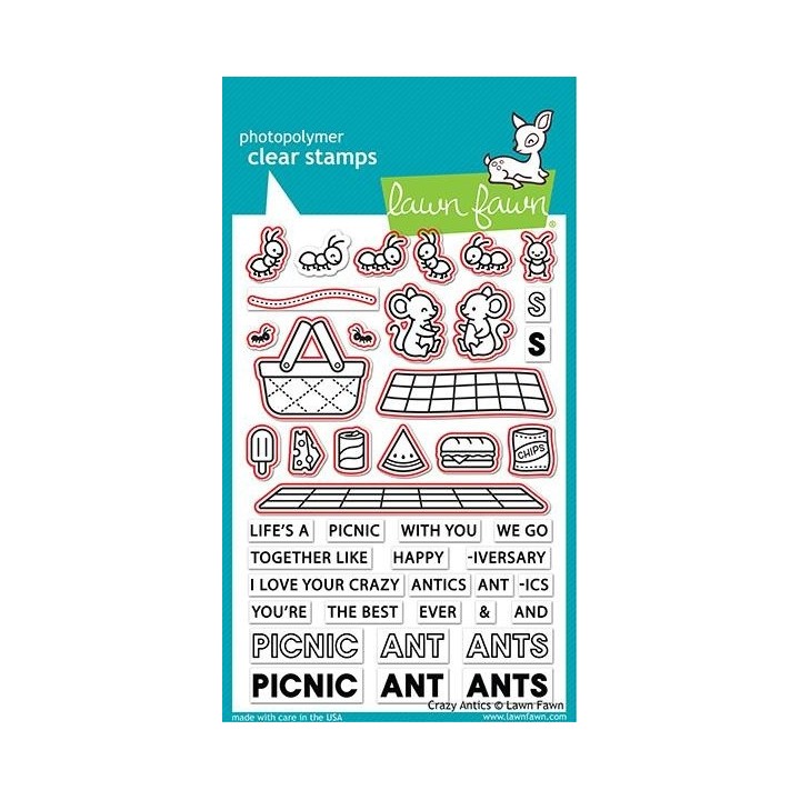 (LF2337)Lawn Fawn Crazy Antics Dies