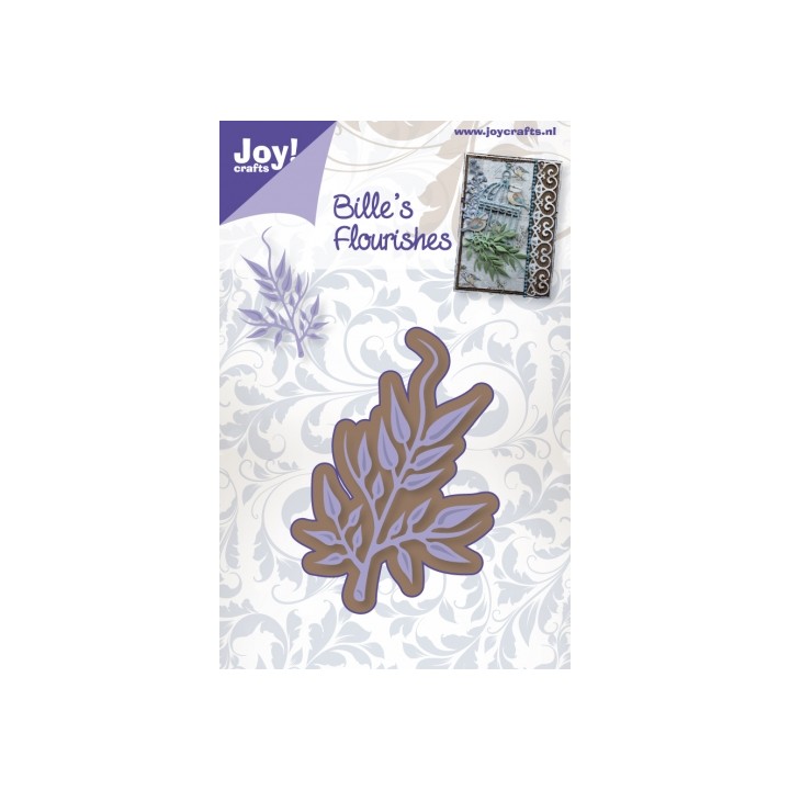 (6002/0263)Cutting & Embossing stencil twig nr. 1