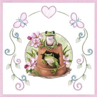 (STDO148)Stitch and Do 148 - Amy Design - Friendly Frogs