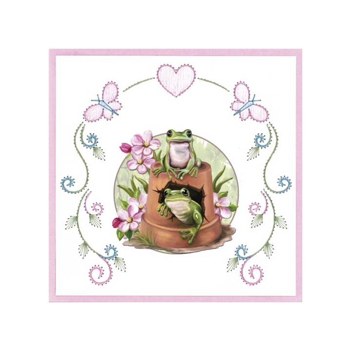 (STDO148)Stitch and Do 148 - Amy Design - Friendly Frogs