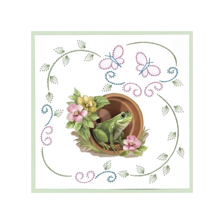 (STDO148)Stitch and Do 148 - Amy Design - Friendly Frogs