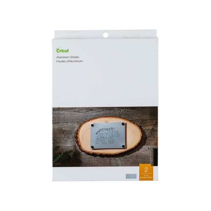 (2007460)Cricut Aluminium Sheets 5x7 Inch Silver