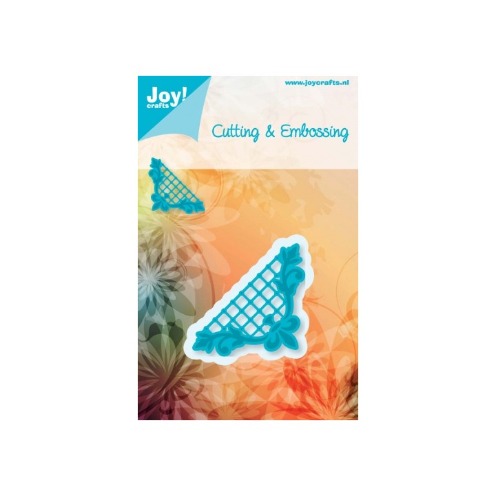 (6002/0261)Cutting & Embossing stencil hoek lelie