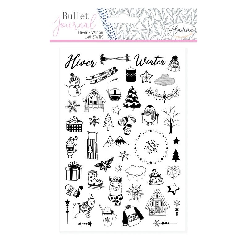 (03936)Aladine Stamp Bullet Journal Winter