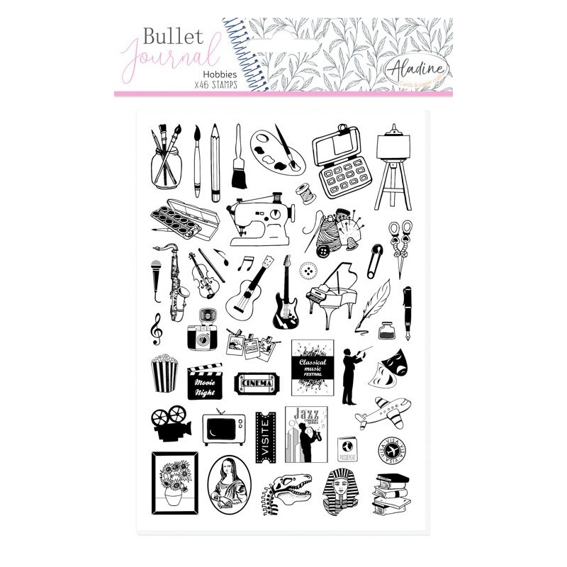 (03942)Aladine Stamp Bullet Journal Hobbies