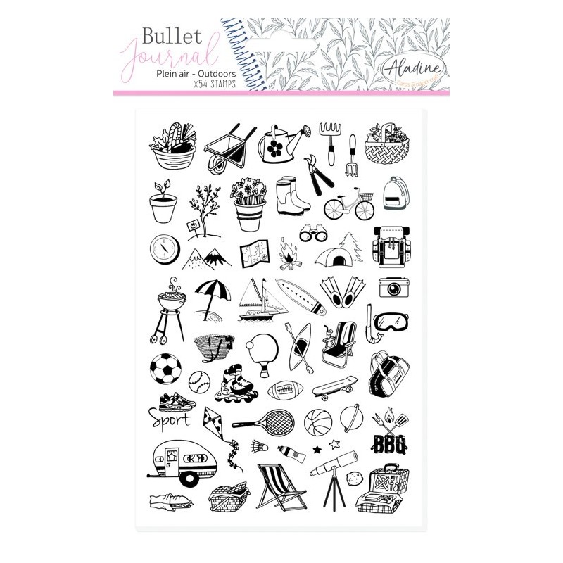 (03943)Aladine Stamp Bullet Journal Outdoors